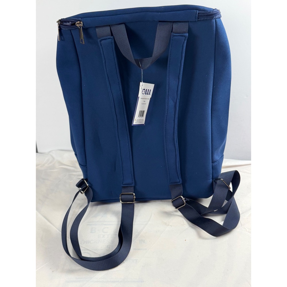 Olli Backpack Bucket Cooler Navy Blue Insulated Soft Sided Bag OL-251-NVY NWT